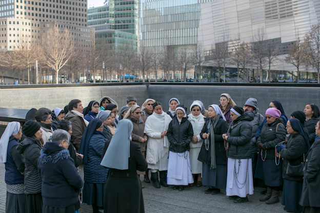 Catholic sisters at Ground Zero in New York City