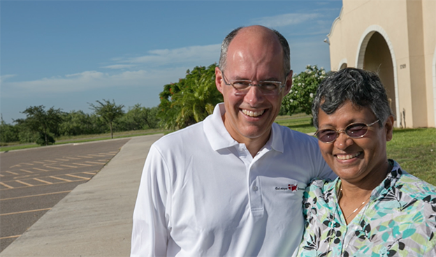 Father Tom Hurley and Sister Fatima Santiago ICM 