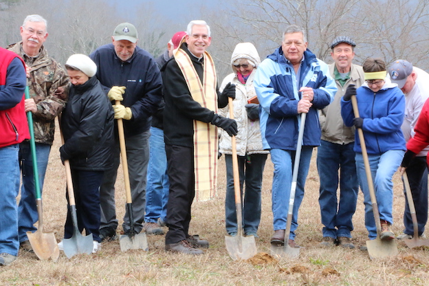 St michael the Archangel Mission Groundbreaking Erwin Tennessee