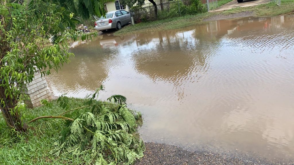 Flooding from Hurricane Hanna in the Rio Grande Valley